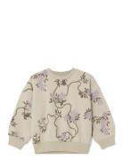 Garbo&Friends Stripe Prune Sweatshirt Baby Beige