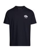 Tommy Hilfiger Small Crest Embro Tee Marinblå