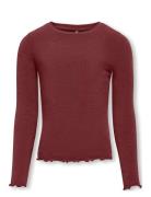 Kids Only Kogamour L/S Top Jrs Burgundy