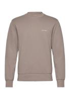 Calvin Klein Micro Logo Repreve Sweatshirt Beige