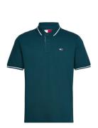 Tommy Jeans Tjm Reg Tipped Polo Grön