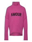 Zadig & Voltaire Kids Polo Neck Sweater Or Jumper Rosa