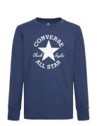 Converse Cnvb Essentials Dctp Ls Tee Marinblå