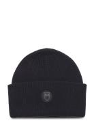 Knowledge Cotton Apparel Big Rib Beanie - Rws Svart