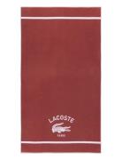 Lacoste Home Lorigine Beach Towel Röd