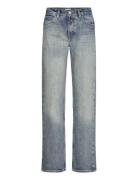 Lindex Trouser Denim Sia Mid Blue Blå