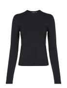 Calvin Klein Modal Stretch Slim C-Neck Top Ls Svart