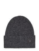 Tommy Hilfiger Th Imd Cash Blend Beanie Grå