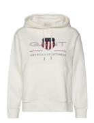 GANT Archive Shield Hoodie Vit