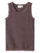 Name It Nmfwang Wool Needle Tank Top Noos Brun