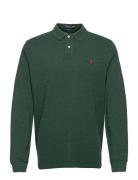 Polo Ralph Lauren Custom Slim Fit Mesh Polo Shirt Grön