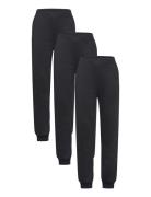 Lindex Trousers Basic Solid 3 Pack Svart