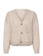 Vero Moda Vmgemma Ls V-Neck Knit Cardigan Vma Noos Kräm