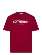 SIXTH JUNE Essentiel Ss Tshirt Röd