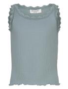 Rosemunde Kids Rkbeatha Sl Top W/ Lace Blå