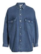 Vila Vimalou L/S Over Denim Shirt /1 Blå