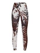 Röhnisch Printed High Waist Tights Brun