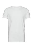 Lindbergh Mens Stretch Crew Neck Tee S/S Vit