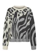 Vero Moda Vmkai Ls O-Neck Pullover Ga Boo Multi/patterned