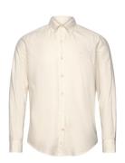 Morris Brushed Twill Shirt-Classic Fit Kräm