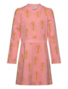 Mini Rodini Winter Flowers Aop Sweat Dress Rosa