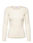 Saint Tropez Garimasz Wool Ls Blouse Beige