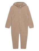 Huttelihut Pram Suit Wool Fleece Beige