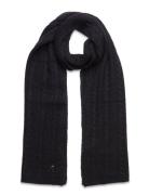 Tommy Hilfiger Th Timeless Scarf Cable Svart