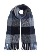 Tommy Hilfiger Th Fluffy Scarf Mix Blå