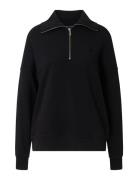 Lexington Clothing Sadie Half-Zip Sweatshirt Svart