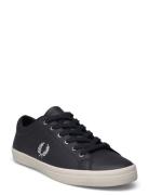 Fred Perry Baseline Leather Svart