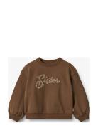 Wheat Sweatshirt L/S Embroidery Eliza Brun