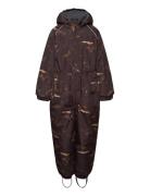 Mikk-line Polyester Junior Suit - Aop Forrest Brun