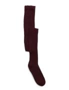 MarMar Copenhagen Tights Pointelle Burgundy