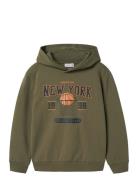 Name It Nkmvugo Ls Nreg Sweat Wh Bru Khaki Green