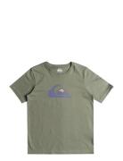 Quiksilver Comp Logo Ss Yth Khaki Green