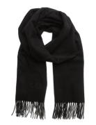 Les Deux Wayne Wool Scarf Svart