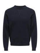 ONLY & SONS Onspin Reg 12 Crew Knit Marinblå