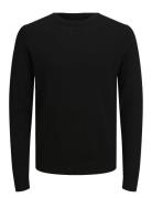 Jack & J S Jprblamerino Knit Crew Neck Svart