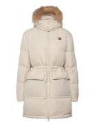 Tommy Jeans Tjw Midi Alaska Faux Fur Kräm