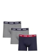 PUMA Puma Men Everyday Boxer 3P Grå