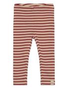 Petit Piao Legging Modal Striped Röd