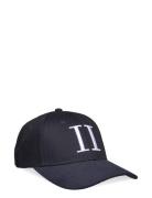 Les Deux Baseball Cap Encore Suede Kids Marinblå