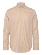 Oscar Jacobson Reg Fit Bd Brushed Flannel Beige