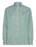 Polo Ralph Lauren Relaxed Fit Striped Cotton Shirt Grön