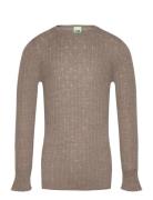 FUB Pointelle Tee Beige