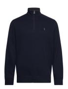 Polo Ralph Lauren Luxury Jersey Quarter-Zip Pullover Marinblå