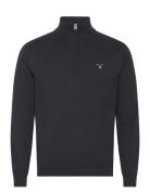 GANT Cotton Half Zip Svart