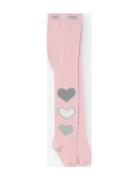 Boboli Thick Tights Hearts For Baby Girl -Bci Rosa