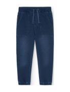 Boboli Fleece Denim Trousers For Boy -Bci Blå